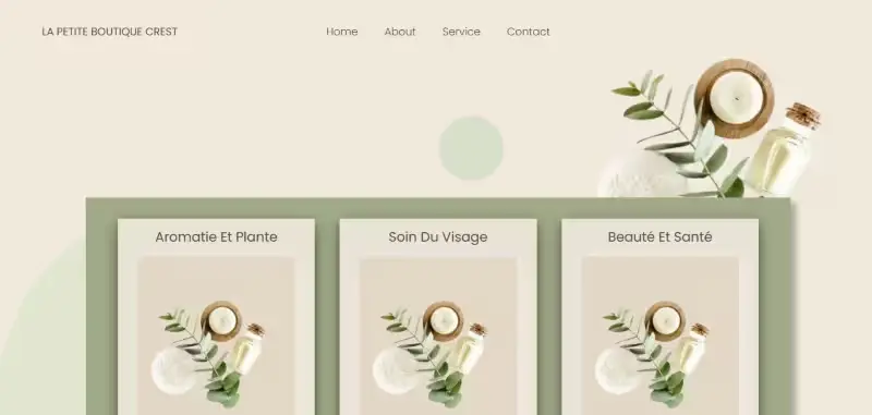 picture of the website.